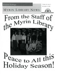 Myrin Library News, Vol. 14 No. 3, December 2000 by Myrin Library Staff