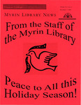 Myrin Library News, Vol. 15 No. 2, December 2001 by Myrin Library Staff