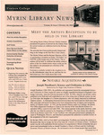 Myrin Library News, Vol. 16 No. 1, October 2002 by Myrin Library Staff, Hugh R. Clark, Carolyn Weigel, and Lisa Minardi