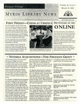 Myrin Library News, Vol. 16 No. 5, March 2003