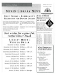 Myrin Library News, Vol. 17 No. 3, December 2003 by Myrin Library Staff