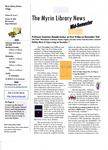Myrin Library News, Vol. 20 No. 2, October 2007 by Myrin Library Staff and Lindsay Sakmann