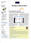 Myrin Library News, Vol. 21 No. 1, September 2008