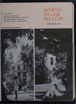 Ursinus College Bulletin, September 1975 by William Schuyler Pettit, Richard P. Richter, and Jane Widmann