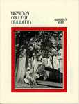 Ursinus College Bulletin, August 1977 by Andrea A. Vaughan, Blanche Allen, Richard P. Richter, and Chuck Broadbent