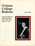 Ursinus College Bulletin, Fall 1981