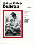 Ursinus College Bulletin, Fall 1983 by Sally Widman, Andrea A. Vaughan, Richard P. Richter, and Richard W. McQuillan