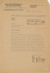 Note from Gottlob Berger to Wolfram Sievers with Forwarded Letter to Heinrich Himmler, September 22, 1942