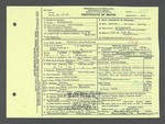 Vickers Oberholtzer's Death Certificate