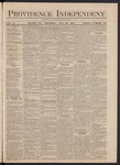 Providence Independent, V. 3, Thursday, May 30, 1878, [Whole Number: 153]