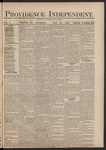 Providence Independent, V. 5, Thursday, May 27, 1880, [Whole Number: 259]
