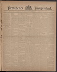 Providence Independent, V. 8, Thursday, November 2, 1882, [Whole Number: 386]