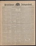 Providence Independent, V. 9, Thursday, November 8, 1883, [Whole Number: 438]