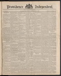 Providence Independent, V. 10, Thursday, September 4, 1884, [Whole Number: 481]