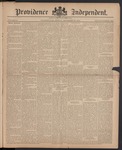 Providence Independent, V. 10, Thursday, September 25, 1884, [Whole Number: 484]
