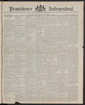 Providence Independent, V. 10, Thursday, November 13, 1884, [Whole Number: 491]