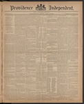 Providence Independent, V. 10, Thursday, April 23, 1885, [Whole Number: 514]