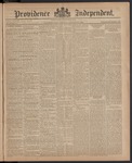 Providence Independent, V. 11, Thursday, August 13, 1885, [Whole Number: 530]