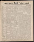 Providence Independent, V. 11, Thursday, September 3, 1885, [Whole Number: 533]
