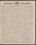 Providence Independent, V. 11, Thursday, October 15, 1885, [Whole Number: 539]