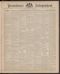 Providence Independent, V. 11, Thursday, December 31, 1885, [Whole Number: 549]
