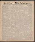 Providence Independent, V. 11, Thursday, January 7, 1886, [Whole Number: 550]