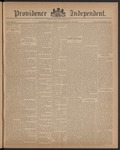 Providence Independent, V. 12, Thursday, November 18, 1886, [Whole Number: 596]