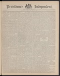 Providence Independent, V. 15, Thursday, July 11, 1889, [Whole Number: 733]