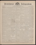 Providence Independent, V. 15, Thursday, October 3, 1889, [Whole Number: 745]