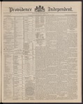 Providence Independent, V. 16, Thursday, February 19, 1891, [Whole Number: 818]