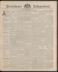 Providence Independent, V. 16, Thursday, April 2, 1891, [Whole Number: 824]