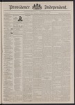 Providence Independent, V. 17, Thursday, September 3, 1891, [Whole Number: 846]
