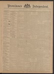 Providence Independent, V. 20, Thursday, October 11, 1894, [Whole Number: 1007]