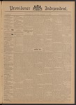 Providence Independent, V. 21, Thursday, September 12, 1895, [Whole Number: 1055]