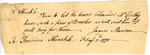 Leather Breeches Order Slip, February 3, 1770 by James Parson