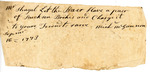 Buckskin Breeches Order Slip, September 16, 1773 by Michael M. Gannon