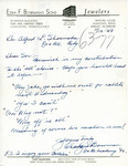 Letter From Charles Ezra Bowman to Alfred L. Shoemaker, November 12, 1948