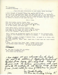 Letter From Mrs. Charles Binkley to Alfred L. Shoemaker by Mrs. Charles Binkley
