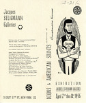Advertisement and News Release for a Constantine Kermes Art Exhibition, April 2, 1956 by Jacques Seligmann Galleries