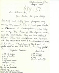 Letter From Cora Smith to Alfred L. Shoemaker, August 3, 1958 by Cora Smith
