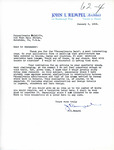 Letter From John I. Rempel to Alfred L. Shoemaker, January 5, 1959