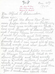 Letter From Anna W. Frey to Alfred L. Shoemaker, December 16, 1948