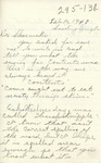 Letter to Alfred L. Shoemaker, February 10, 1948 by Unknown Author