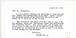 Letter From Ruth Henry to Alfred L. Shoemaker, August 26, 1954