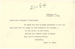 Letter from Mabel G. Sayer to Alfred L. Shoemaker, October 1, 1956