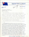 Letter From Jane S. Moyer to Alfred L. Shoemaker, November 8, 1954