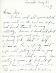Letter From Rose Labrasca to Alfred L. Shoemaker, May 23, 1949