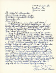 Letter From Russell S. Baver to Alfred L. Shoemaker, January 15, 1951