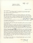 Letter From Raymond E. Kiebach to Alfred L. Shoemaker, January 16, 1956 by Raymond E. Kiebach
