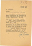 Letter From Linus L. Francis to Alfred L. Shoemaker, December 10, 1956